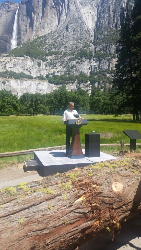 U.S. Arctic Youth Ambassadors Esau Sinnok and James Chilcote had the incredible opportunity to travel to Yosemite National Park to celebrate the National Park Service Centennial alongside President Obama and the First Family.